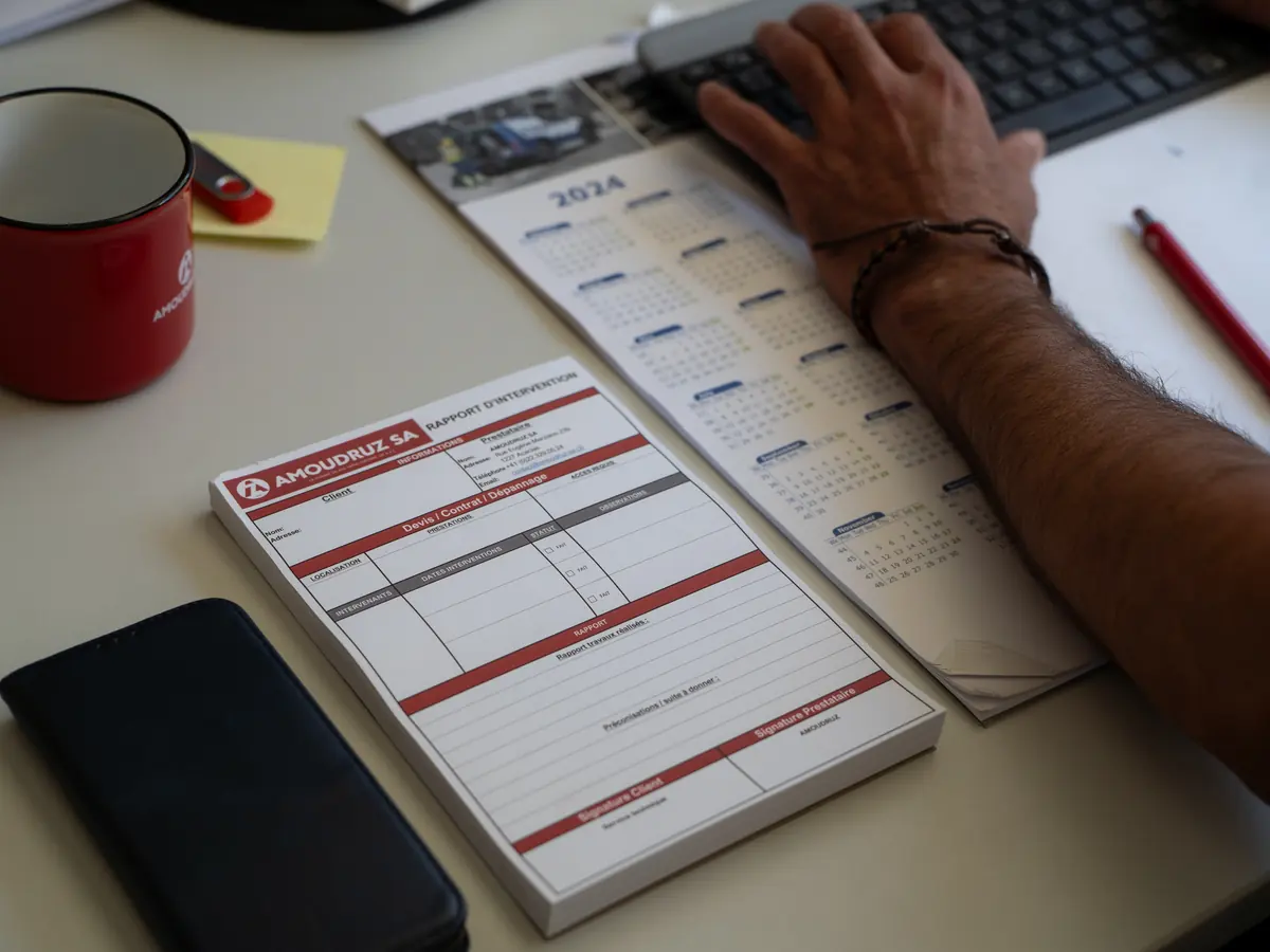 Rapport de recherche de fuite remis par Amoudruz