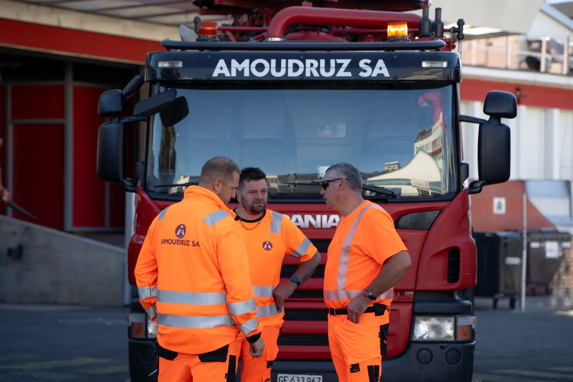 Intervention d'entretien planifié Amoudruz sur un réseau d'immeuble